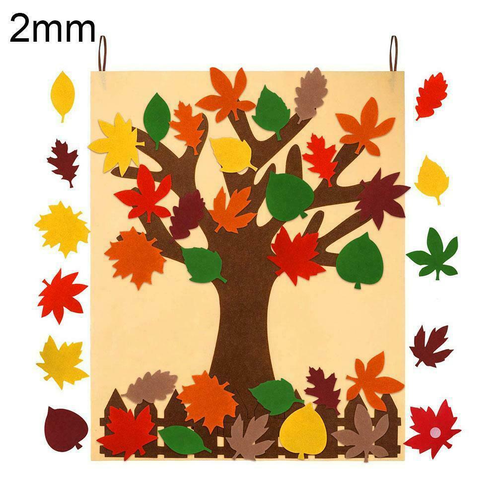 DIY Felt Maples Tree Ornaments Wall Hanging Decorations For Kids DIY Toys
