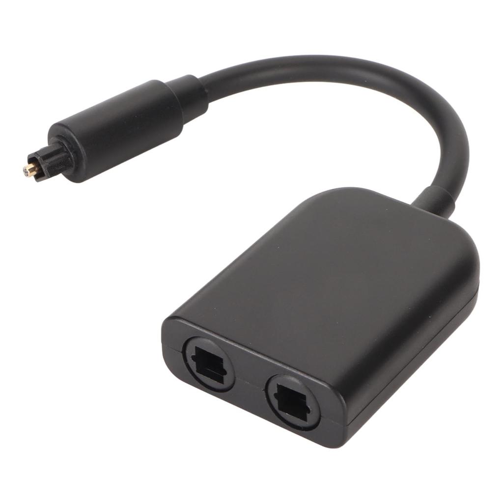 Optisk splitter 1 inn 2 ut Hann til hunn 6-kjerners optisk fiber lydkonverter for PS3 for Xbox
