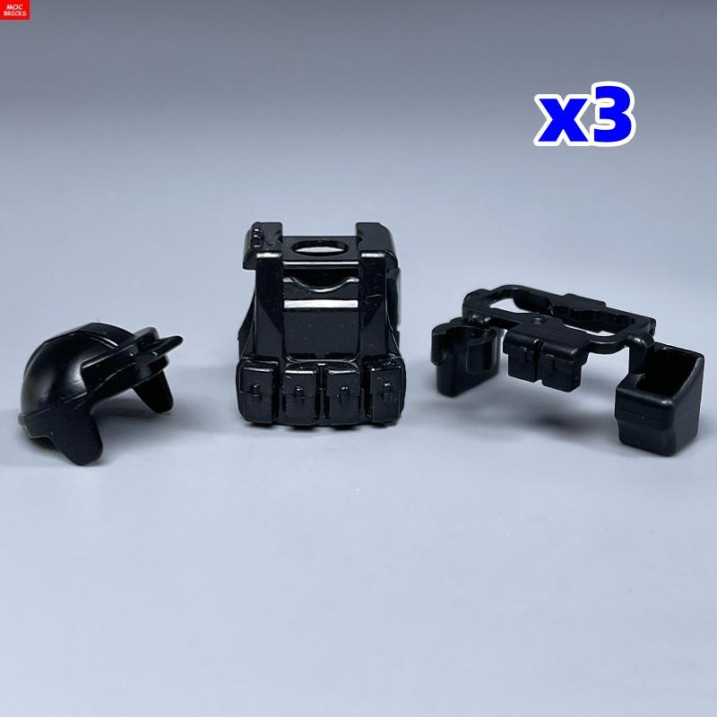 MOC Bricks 4cm Figure Body Wear Belt 27145 SWAT Educational Building Blocks Dolls DIY Toys For Kids Xmas Gifts