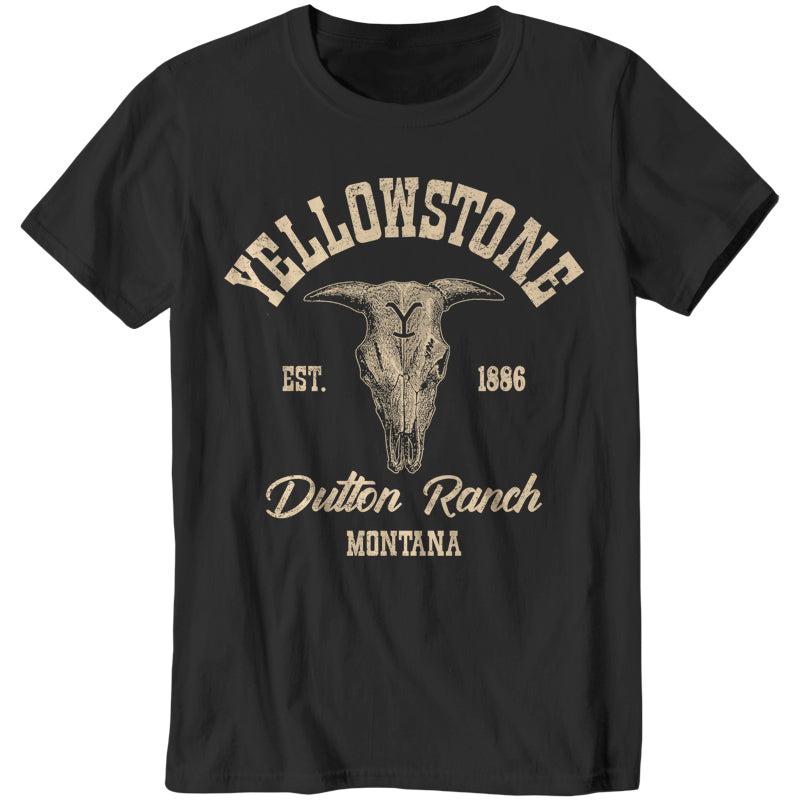 American Drama Yellowstone Dutton Ranch Graphics 100%cotton Unisex T-shirt,2026 High-Quality M