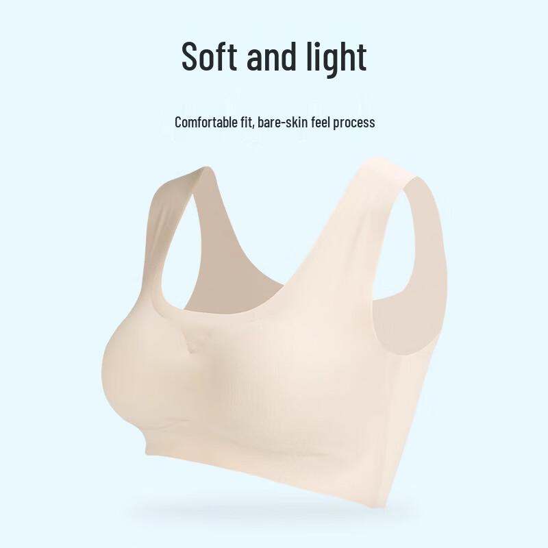 LangSha Women's Seamless Wireless Sports Bra