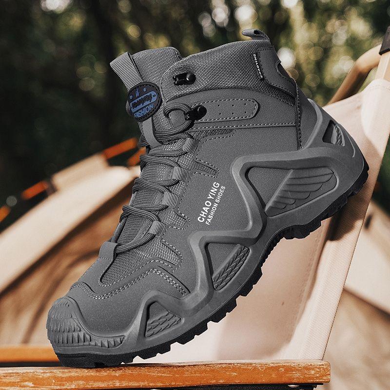 Men's Hiking Boots  Outdoor Platform Soles Wear-resistant Martin Boots