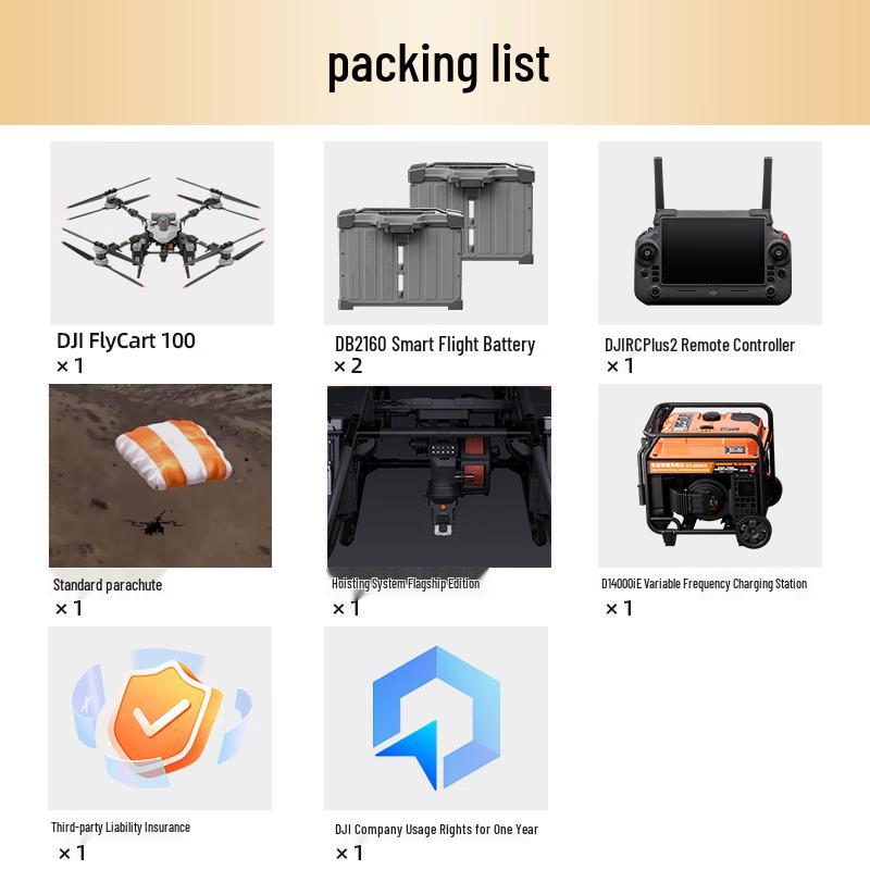 DJI FlyCart 100 Industrial Drone & Accessories (CN version)