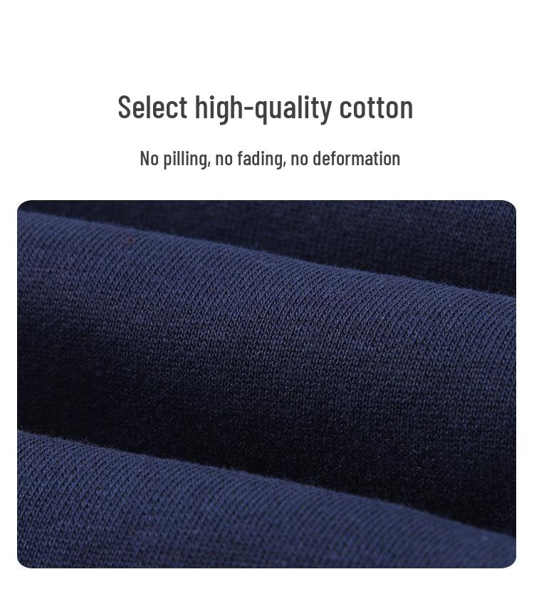 Dunkelblaue Kinder-Sporthose mit Streifen für Jungen - Grundschuluniform, Frühling/Herbst.