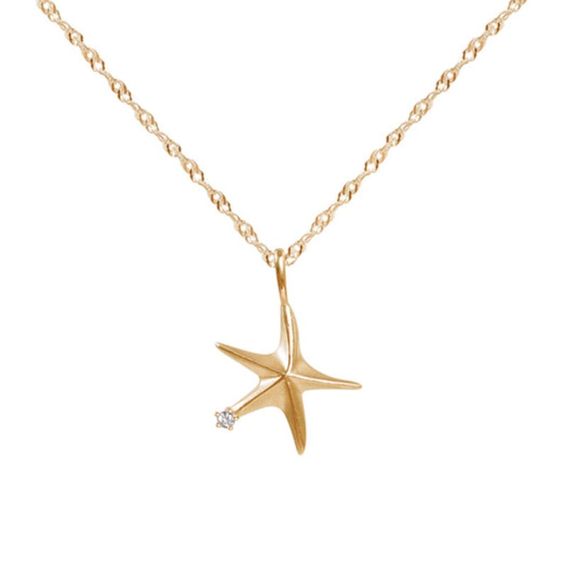 Eveningbell [silver925] Dancing Star Necklace (2color)