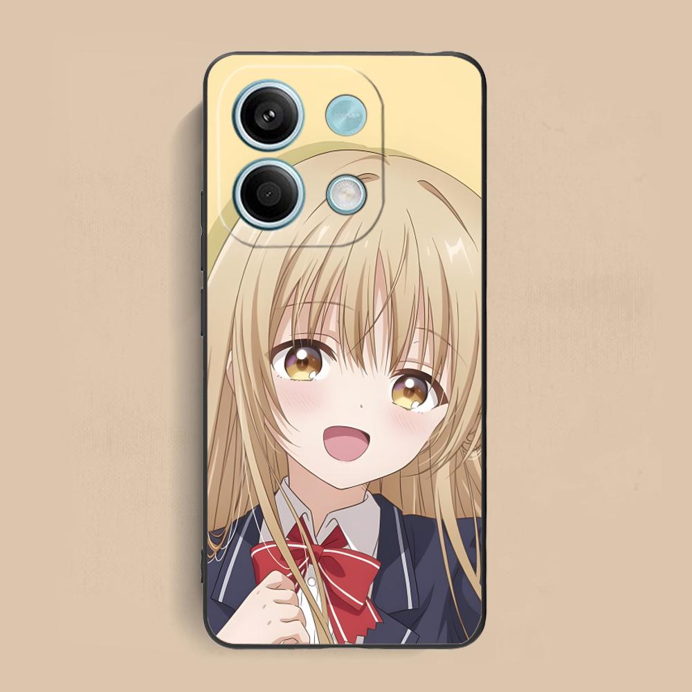 Angel Mahiru Shina Phone Case for Xiaomi Redmi Note 14 13 12 11 S Pro Plus 4G 5G Soft TPU Shockproof Cover