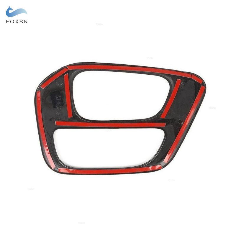 Voor Dodge Challenger 2015- LHD ABS Koolstofvezel Stijl Auto Middenconsole Schakelpook Paneel Bekerhouder Cover Frame Trim