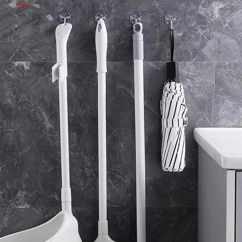 No Drill Self Adhesive Hooks Wall Mounted Shoe Rack, Strong Sticky Waterproof Hangers for Kitchen, Bathroom, Dorm, Bedroom & Door Back Storage