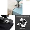 K1AE Multipurpose Household Sewing Machine Presser Foot Alloy Hemmer Presser Foot For Fabric Hemming And Fabric Tailoring