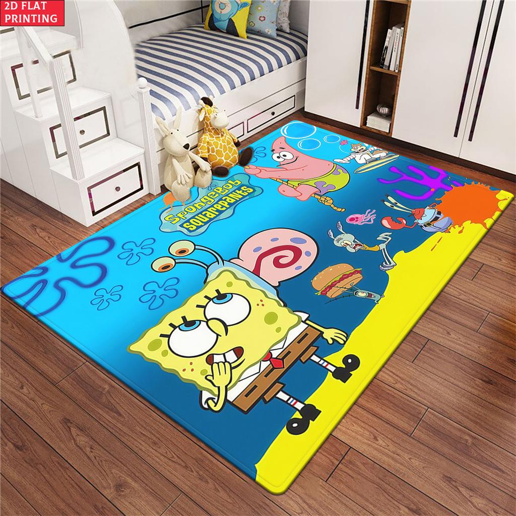 Good partner print Large Room Carpet Non Slip Cartoon Kids Bedroom Living Room Floor Mat Home Decor Children's Play Carpet