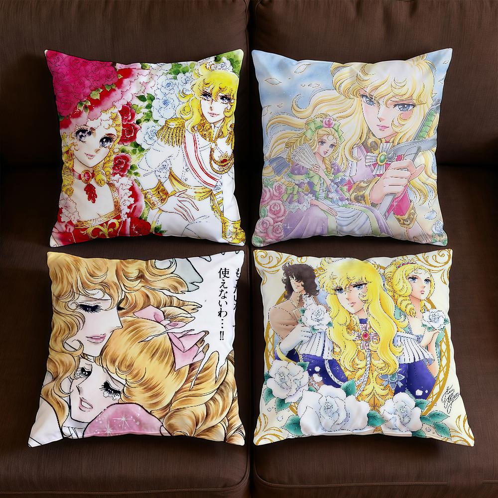 Cushion Cover L-Lady Soft V-Versailles Case Sofa Living O-Oscar Room R-Rose Home Comfortable Office Decor Protective Pillow