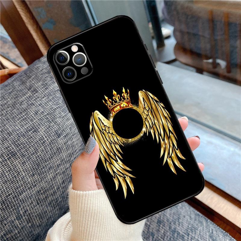 Exquisite Wings Phone Case For iPhone 16 14 13 12 11 15 Pro Max 12 13 Mini XR 15 16 Plus 16e Cover Shell