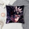 BBlack Clover Doublesided Printed Square Decorative Cushion Cover for Sofa Living Room Home Decor