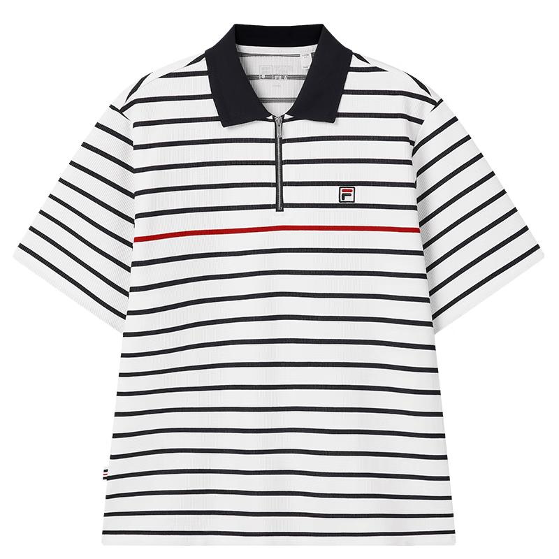 FILA Men s Elite Striped Polo Shirt L