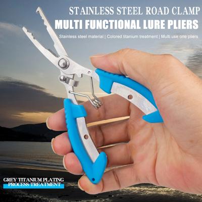 Curved Mouthed Fishing Pliers, Stainless Steel Powerful Horse Fish Line Scissors, Multifunctional Road Pliers