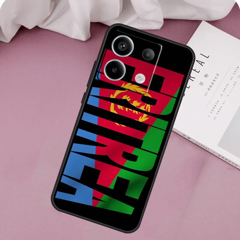 Eritrea Flag Case For Xiaomi Redmi Note 13 14 12 11 10 9 15 Pro Plus Redmi 15 14C 10C 12C 13C 15C Cover