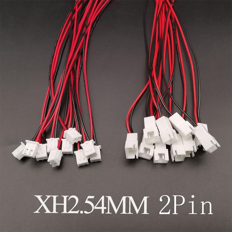 10PCS Micro JST XH 2.54 2P 3P 4P 5P 6PIN Male Female Plug Connector 2.54mm Pitch With Wire Cable Battery Charging Cable
