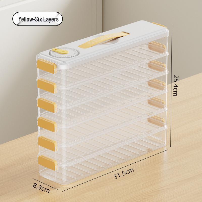 Food-Grade Multi-Layer Dumpling Storage Box for Refrigerator/Freezer