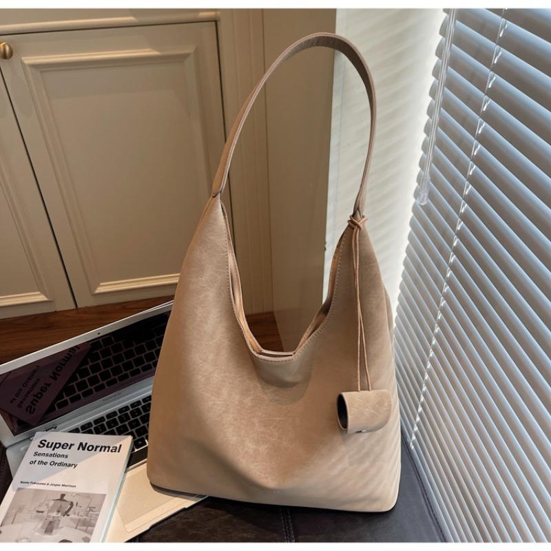 Autumn and winter new large-capacity tote bag women's large-capacity commuting lazy slack shoulder bag