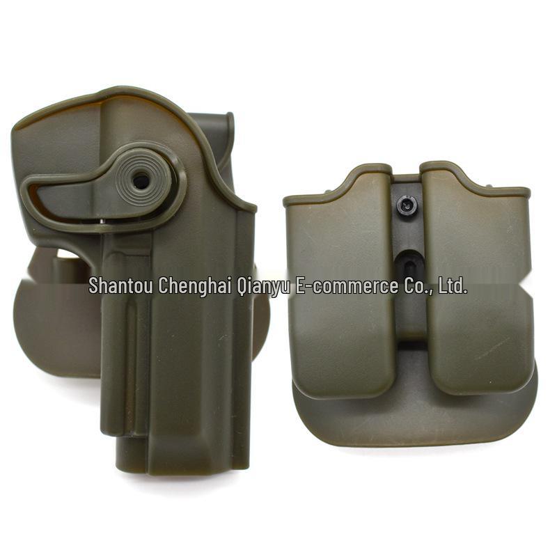 GLOCK Quick Draw Holster Set: IMI Gloves, 1911/M92/17 Waist Holster, Outdoor CS Tactical Magazine Props