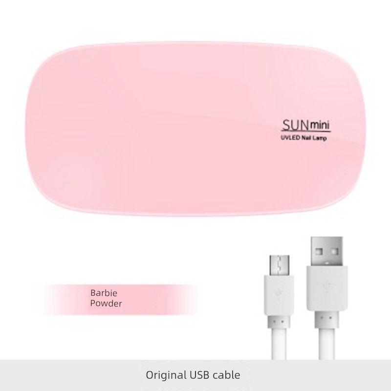 

Variable Hard UV Semi-Baked Gel Nail Sticker Semi-Curing Second Generation Phototherapy Waterproof and Durable Nail Sticker Patch Mouse roast lamp USB power