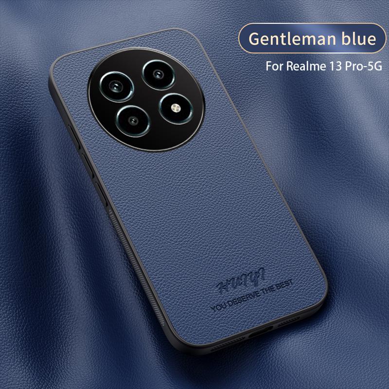 Luxury Business Leather Soft Frame Magnetic Cover For Realme 13 Pro Plus Realme13 Pro+ 5G Phone Cases Capa