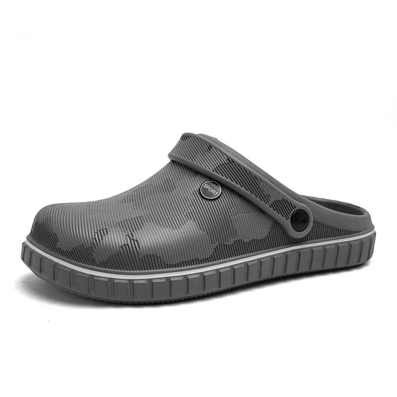 Fashion Perforated Flat-heeled Summer Flip Flops Slippers Men's Summer Sports Sandals Shoes Basketball Sneakers Of Famous Brands