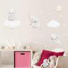 Cartoon Stars Cloud Wall Elephant Sticker Nordic Style Nursery Wall Decals Shining Star Bedroom Kids
