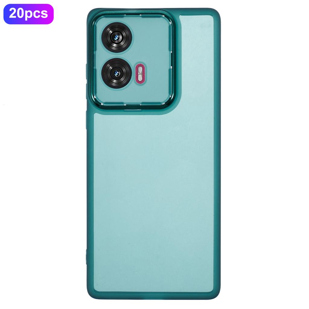 Bulk Purchasing 20Pcs For Motorola Edge 50 Fusion 5G Case Electroplated Camera Frame TPU Phone Cover Precise Cutouts
