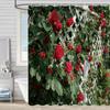 Shower Curtain Waterproof And Mildew-Proof 3D Digital Printing Plant Stone Printing Shower Bathroom Partition