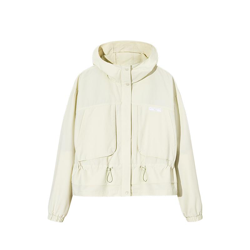 

Anta Loose Fit Hooded Versatile Comfortable Sports Jacket Women Jacket 162538603-2