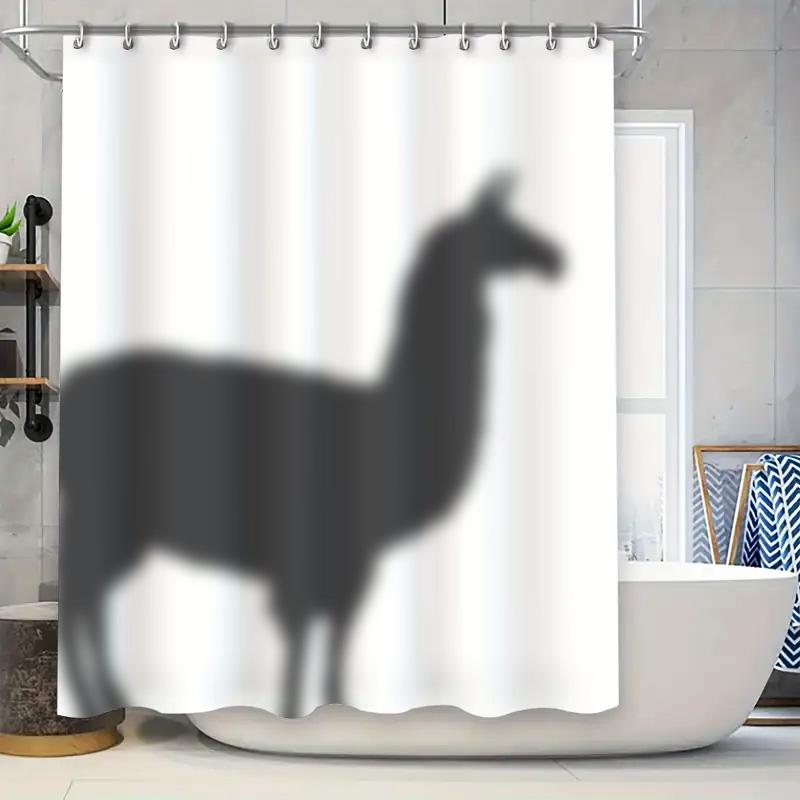 

Adorable Sea Turtle Shower Curtain Kids Bathroom Decor Waterproof Bath Mat W60H190(CM)-1 Pcs