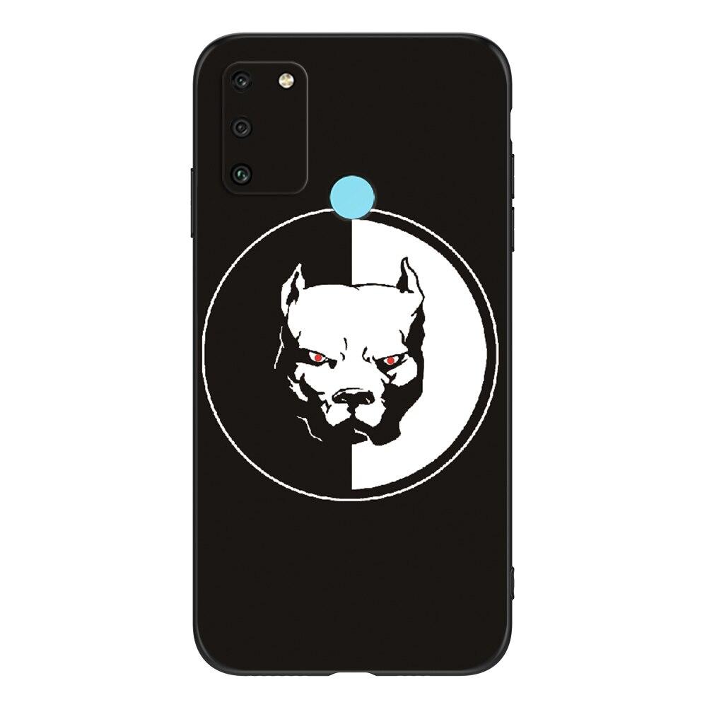 For HONOR 9A Case 6.3" Soft Silicon Phone Cover On Huawei Honor 9A 9 A MOA-LX9N Funda Black Tpu Case Lion Wolf Tiger Dragon