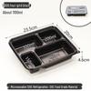 Disposable 4-Compartment Food Container