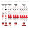 Delixi Air Circuit Breaker: 1P, 2P, 3P, 4P Options for Household and Three-Phase Systems (25A, 32A, 40A, 63A)