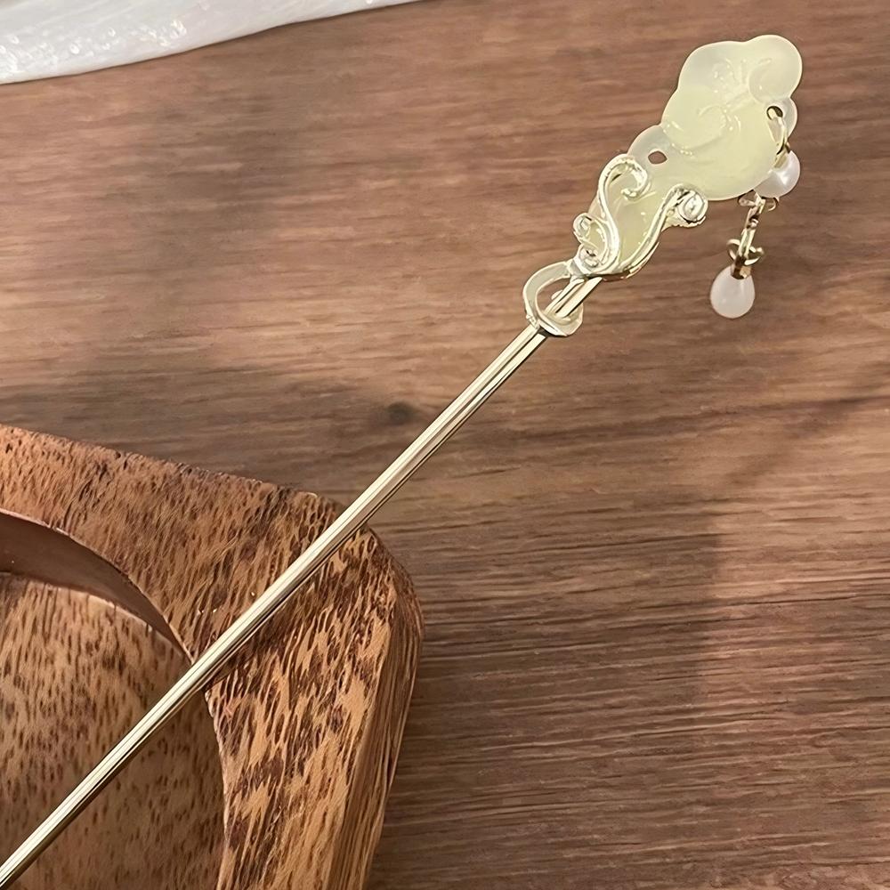 

1 шт. заколка для волос с жемчужной кисточкой в китайском стиле, ретро, головной убор для ханьфу и ципао, ощущение высокого класса, для прически пучок, заколка для волос, женский аксессуар для волос