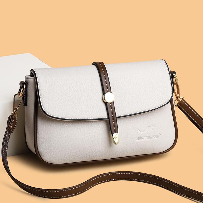 Casual leather bags for women women's shoulder bags luxury designer bag large capacity messenger bag