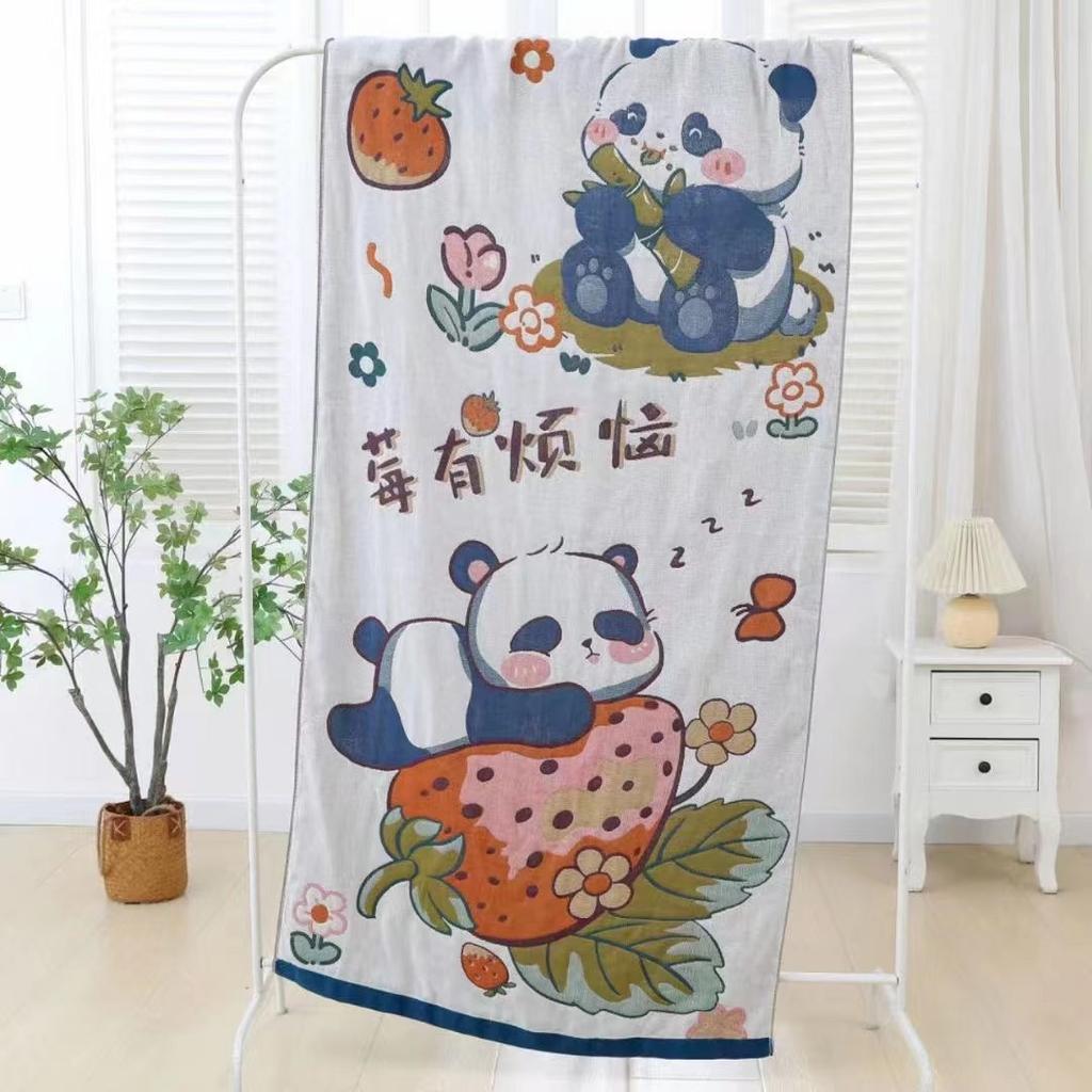 Pure Cotton Gauze Bath Towel Adult Men And Women Plus 80/160 Dirt-Resistant And Water-Absorbing Soft Cotton Quick-Drying Gauze Bath Towel