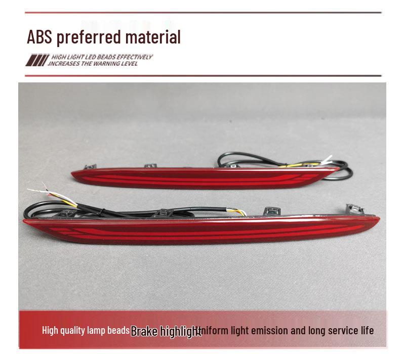 LED Flowing Turn Signal & Brake Light for 5th Gen Geely Emgrand Rear Bumper - Fits 26 Models