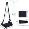 Portable Travel Foot Hammock for Airplane, Office, and High-Speed Rail