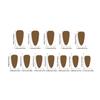 24Pcs French Embossed Flower Faux Nails Press ON Nails Women Daily Wear Wearable False Nails Wearable Artificial Woman Nail Tips