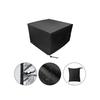 Garden Furniture Cover Waterproof Windproof Anti-UV Patio Table Cover 123x123x74cm Black