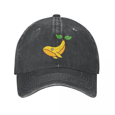 Mango Whale Accessories Unisex Kobiety Trucker Hat Zniszczone bawełniane czapki Czapka Casual Outdoor Lato Nakrycia głowy