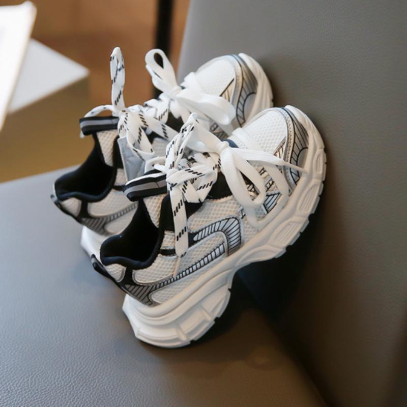 2024 Kids Sneakers for Girls Spring Autumn Fashion Sports Shoes for Toddlers  Mesh Breathable Children Boys Tennis Casual Shoes