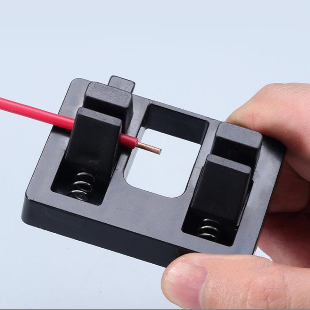 Adjustable Wire Welding Fixture with Clamps Bracket Soldering wire Holder stand for Workbench Electrical Work Cable Maintenance