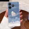 For Tecno Spark 10 Pro Case KI7 Silicone Aesthetic Cute Cat Back Cover for Techno Spark 10 Pro Transparent Soft Phone Case