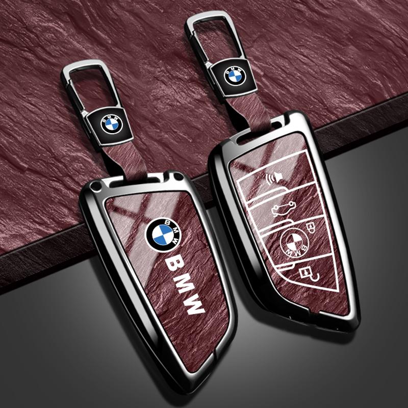 For BMW E81 Car Zinc Alloy Key Shell Key Case Holder Shell For BMW F20 G20 G30 X1 X3 X4 X5 G05 X6 X7 G11 F15 F16 G01 G02 F48 Car Stickers