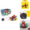 Super Mario Spiderman Hulk Iron Man Ferngesteuertes Auto Bunte Lichter und Musik Erlebnis für Kinder