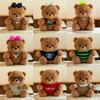 Cute Bear Dudu Dress Up Stuffed Toy Camera Bow Girl Children Birthday Gifts