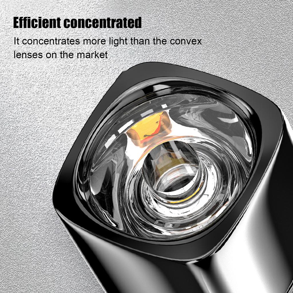 Rechargble Super Bright Flashlight USB Electric Torch with Power Bank Function for Outdoor Adventure